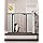 29-39.6" Baby Gate for Stairs, Auto Close Both Sides Dog Gate with One-Hand Opening, 30" Tall Safety Gates for Pets, Hallways, Bedrooms, Wall Pressure Mount No Drill, White
